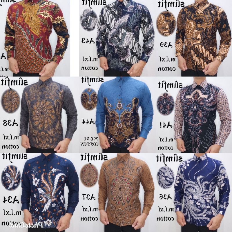 VIO ROLDAN Kemeja Batik Pria Slim Fit Modern Mewah Kualitas Premium