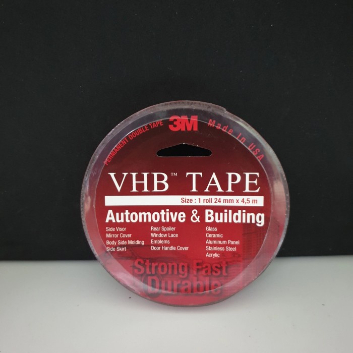 

OFFICE & STATIONERY PENGIKAT & PEREKAT DOUBLE TAPE 3M VHB 24MM ORIGINAL ORIGINAL-PROMO-SALE