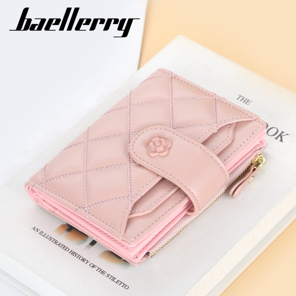 BAELLERRY N1821 Dompet Wanita Kecil Bahan Kulit PU Leather Premium WATCHKITE WKOS