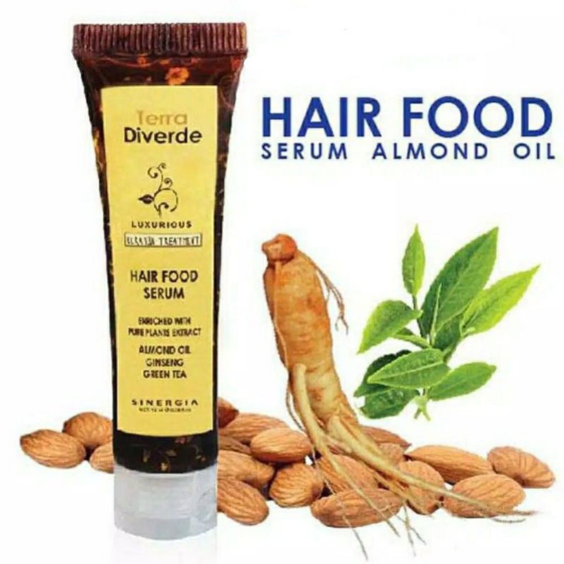 Sinergia Terra Diverde Hair Food Serum Almond Oil 16 ML / Vitamin Rambut