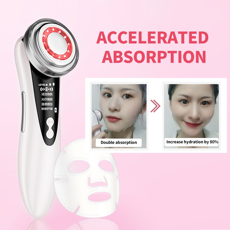 Pijat elektrik setrika wajah tools -Pemijat Perawatan Wajah Anti Aging Alat Facial Wajah Recharge USB