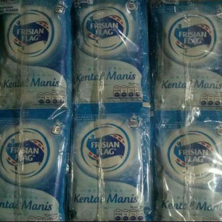 SUSU KENTAL MANIS FRISIAN FLAG SACHET 40GR ISI 6 PCS