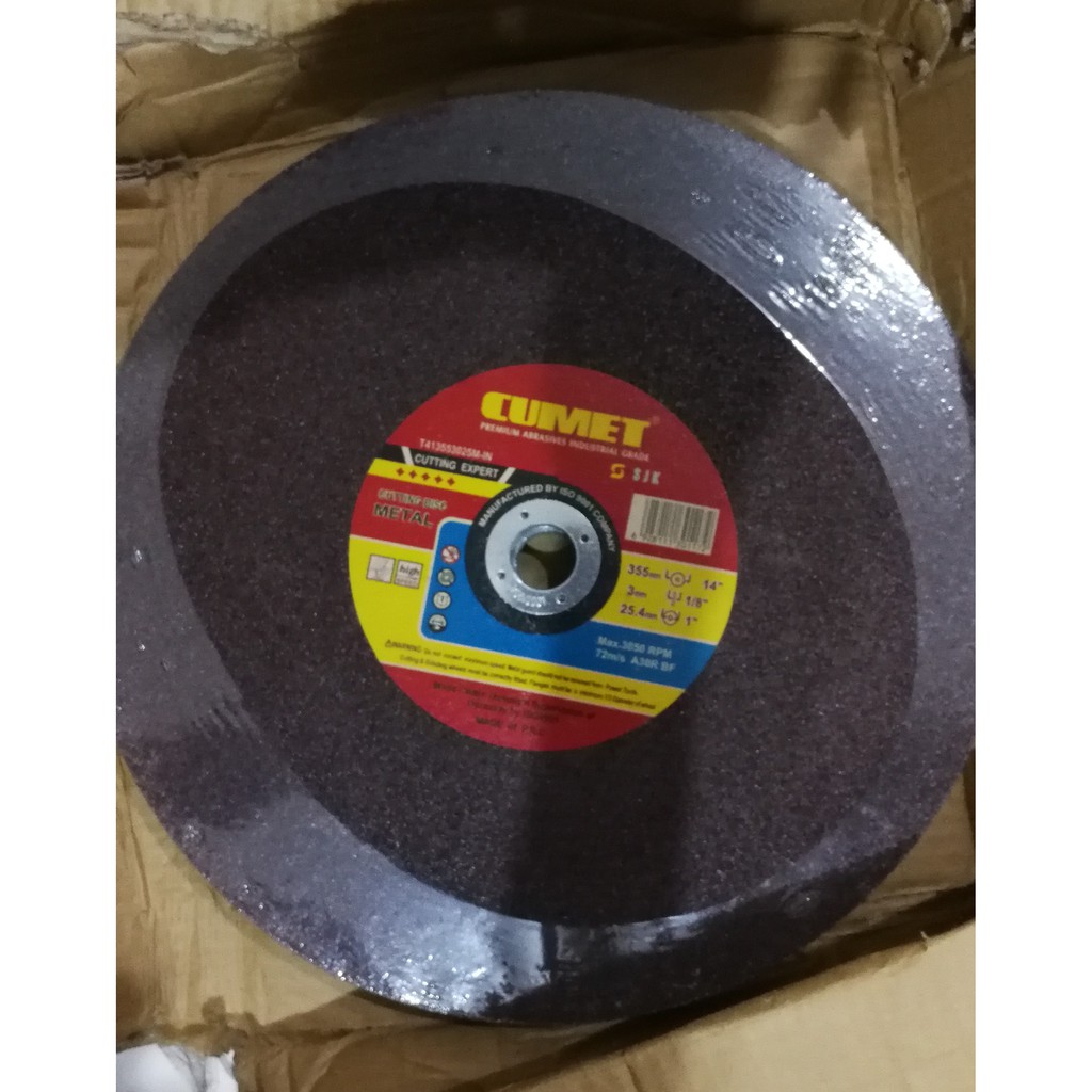 CUMET BATU POTONG PISAU POTONG METAL CUMET 14INCH X3MM CUMET