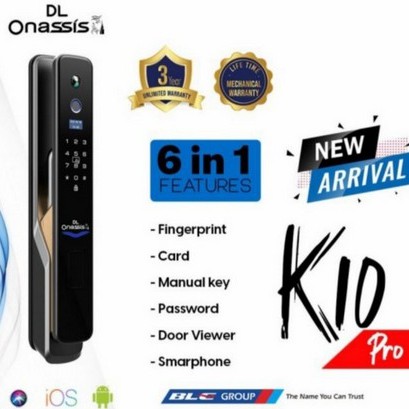 Onassis smart lock dengan camera viewer-onassis k10 pro kunci digital