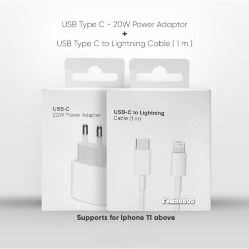 CHARGER ADAPTOR USB C 20W