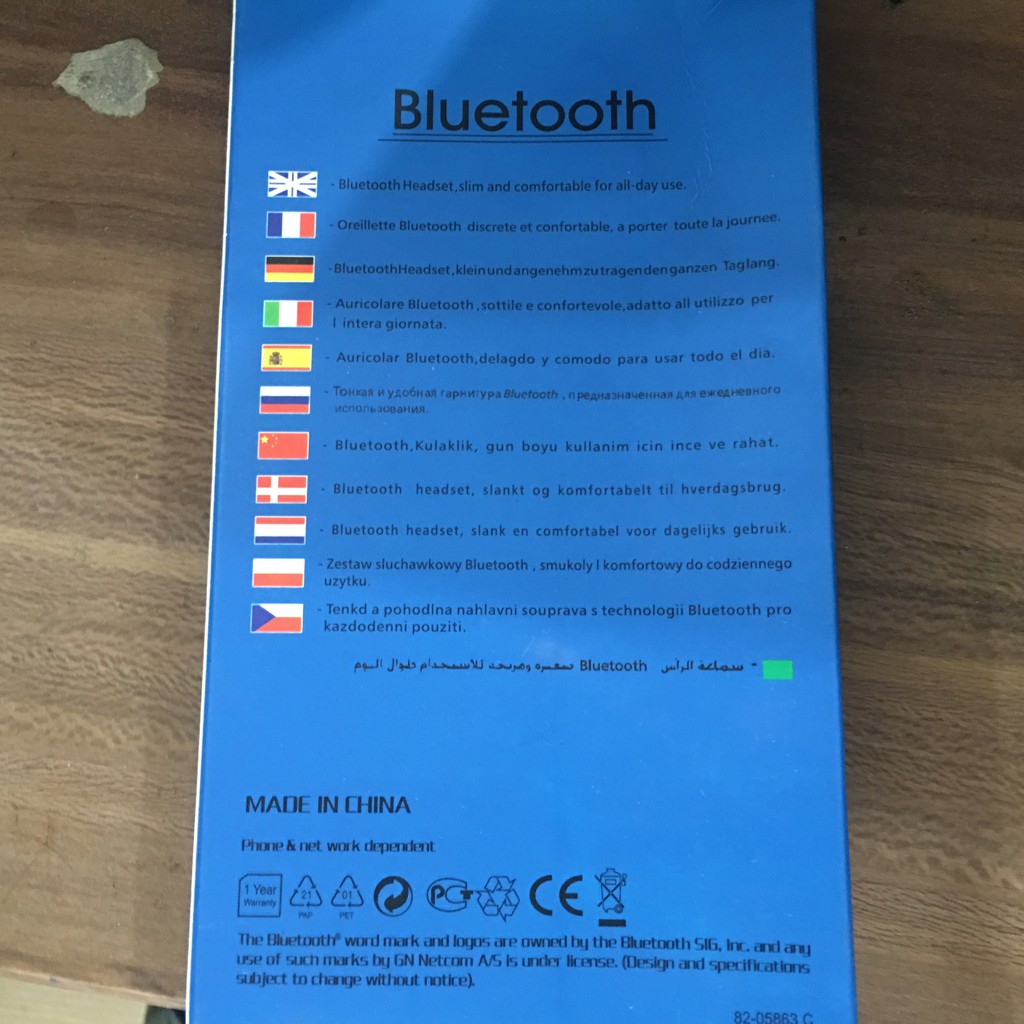 Earphone Headset Bluetooth Wireless Tanpa Kabel model Panjang