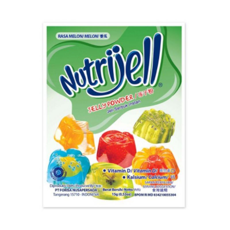 Nutrijell Jelly Powder Kemasan Ekonomis 10g (SATUAN)