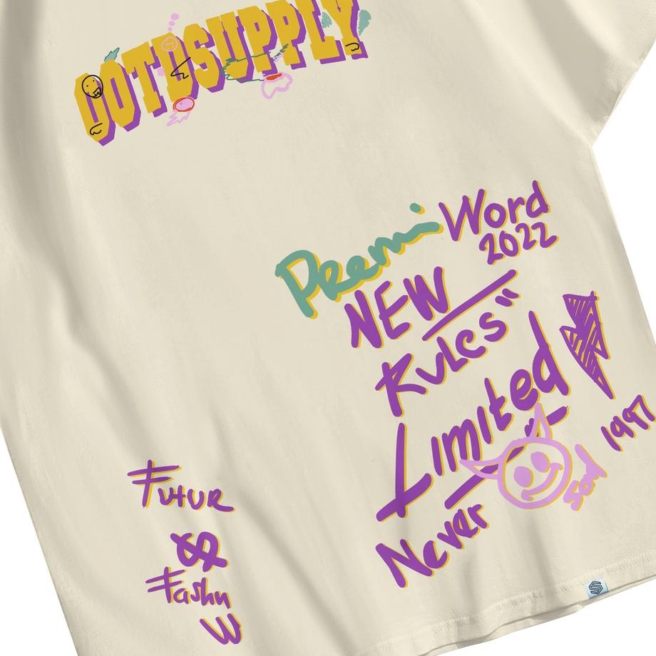 Terjangkau - OOTDSUPPLY Oversized Tshirt OOTD  Rules I Pakaian Pria & Wanita