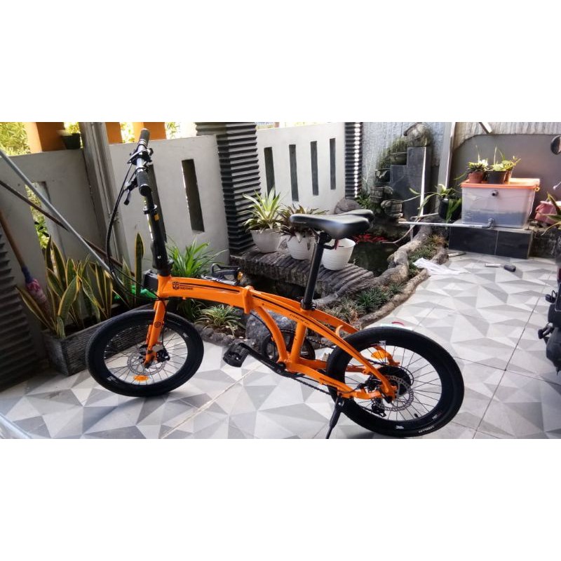 sepeda lipat 20 inch noris 2.0 transformer edition