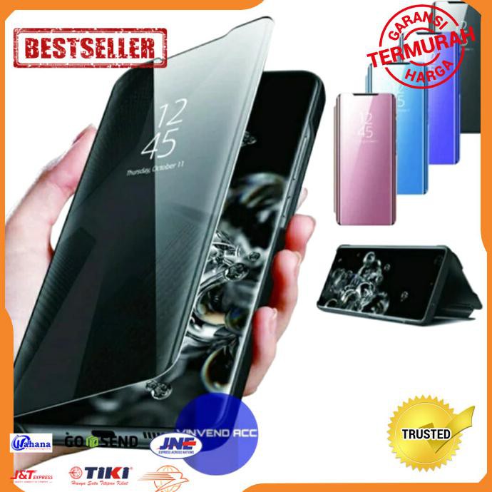 FLIP CASE CASING OPPO R17 PRO R17PRO CLEAR VIEW STANDING COVER