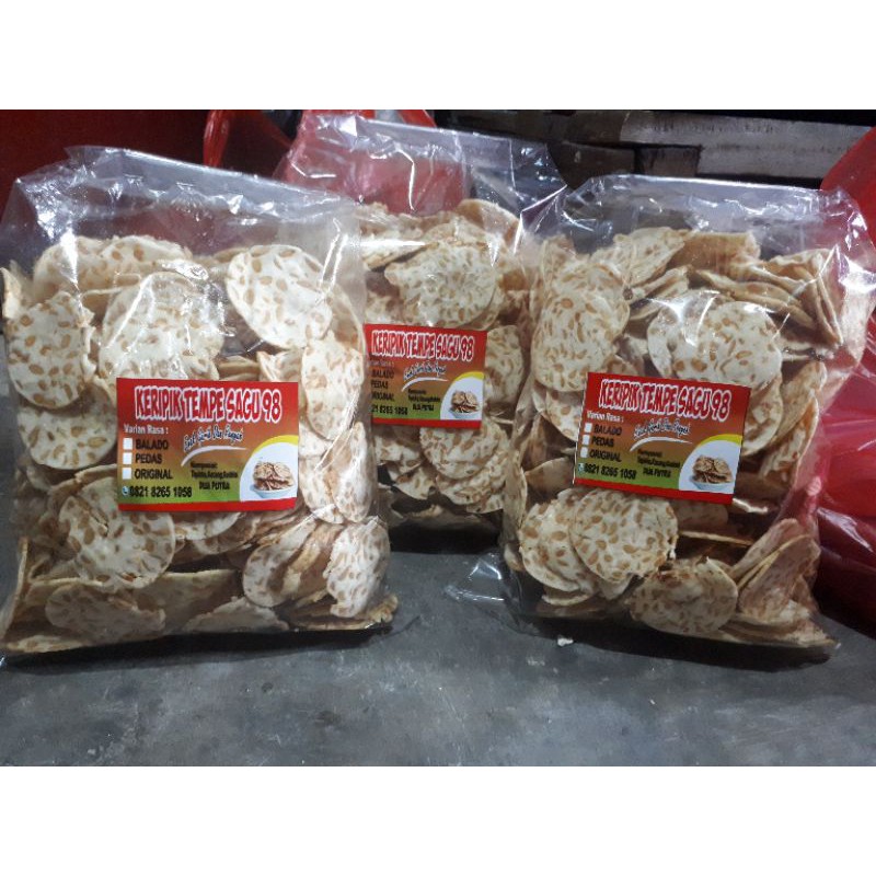 

keripik tempe sagu 98
