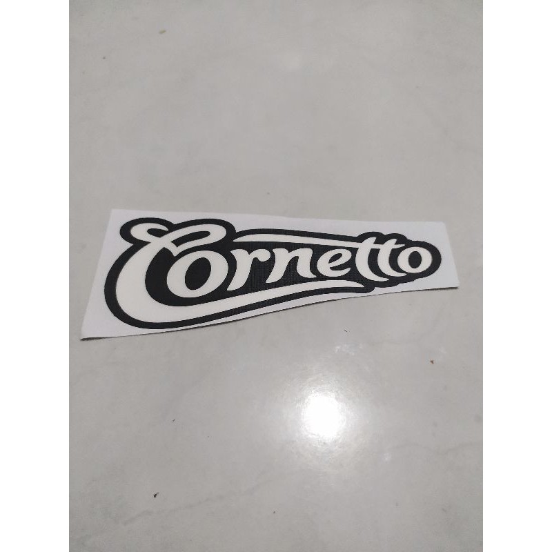 

Stiker Cornetto Bahan Tekstur Exclusive printing Anti air + Cutting