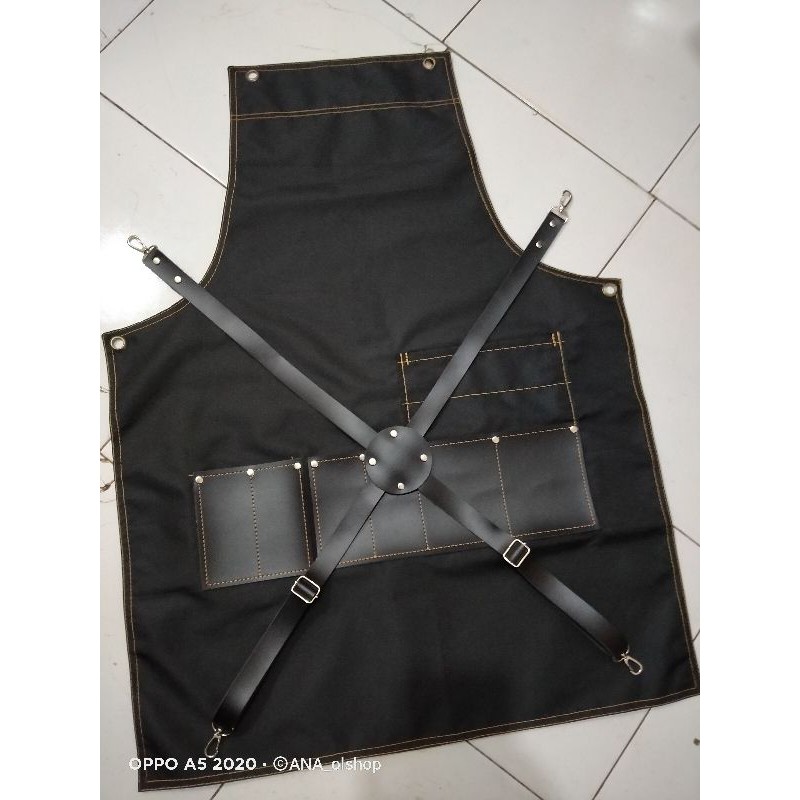 COD (bayar di tempat) Apron barbershop barista apron cukur celmek barbershop apron barberman celemek