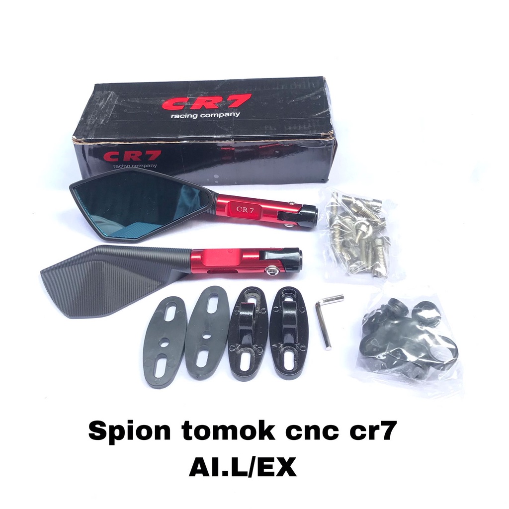 SPION VARIASI TOMOK MERK MSX HITAM / MERAH ALL MOTOR