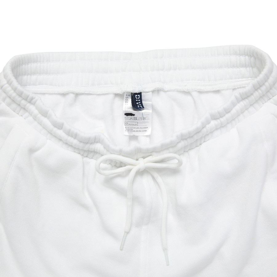 Celana HnM Cotton Fleece Sweatshorts White HM Pendek Putih