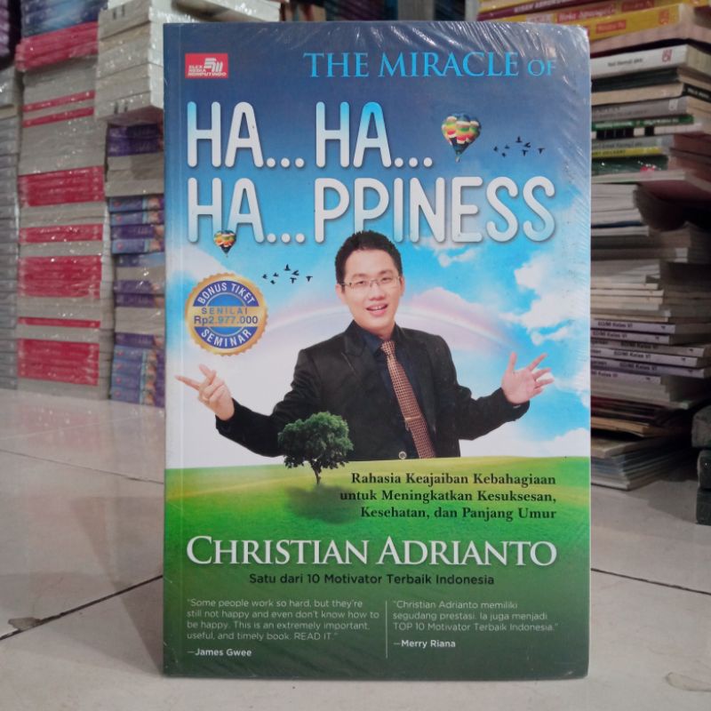 OBRAL BUKU MOTIVASI / PENGEMBANGAN DIRI / INSPIRASI / YOUR NEXT STEP / SAINSPIRASI / FREE YOUR LIFE / ORIGINAL 2a 9e-Ha ha ha ppiness