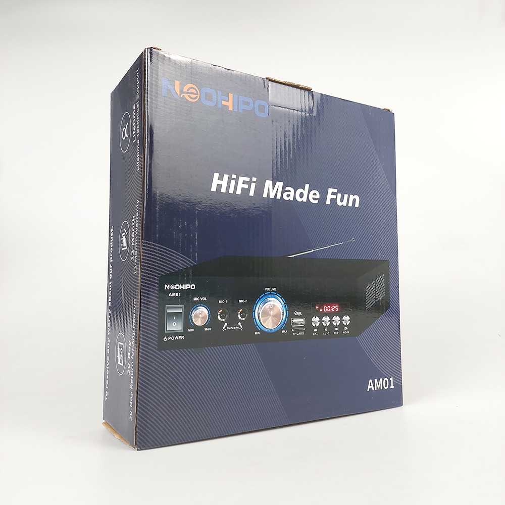 Audio Bluetooth Power Amplifier Home Theater Stereo 100W AM01 NEOHIPO J1SK1FBK