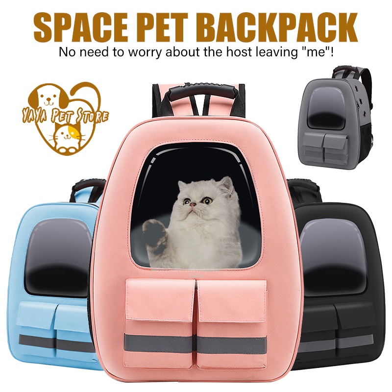 【Yayapet】Tas Gendong Ransel Kelinci Anjing Kucing Transparan / Pet Cargo / Pet Carrier Universal