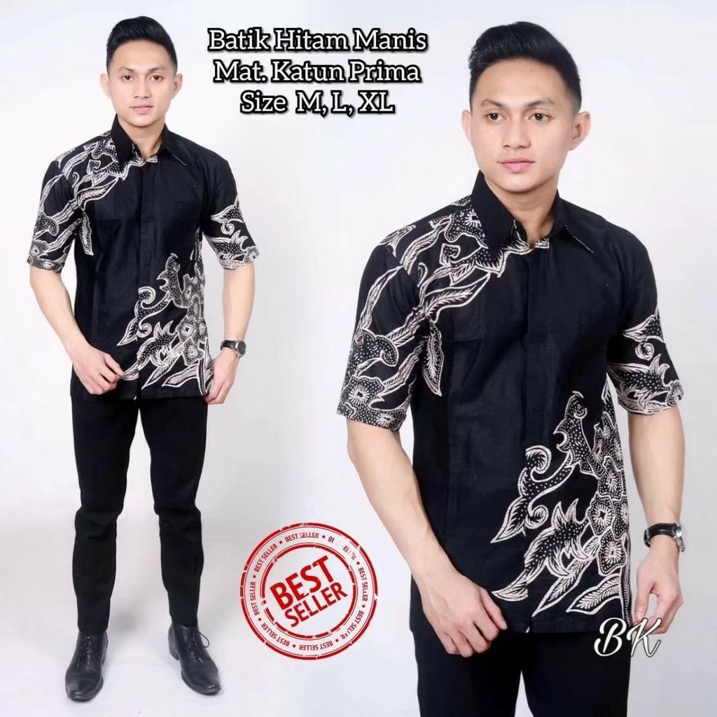 Kemeja Batik Lengan Pendek Hits l Kemeja Batik Kekinian l Kemeja Batik Kondangan Termurah