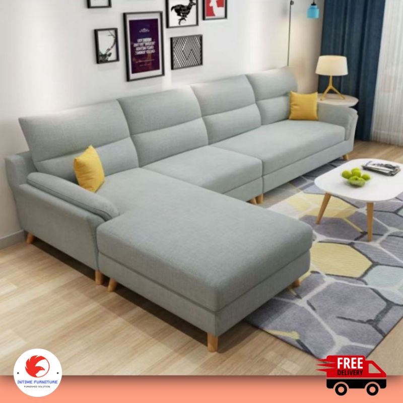 SOFA RUANG TAMU MINIMALIS SOFA L SELONJOR MEWAH