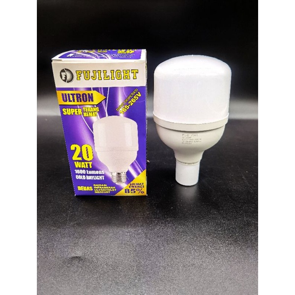 Lampu Led 20w FUJILIGHT ULTRON, warna bolam putih 6500K,garansi 1 tahun, model capsul