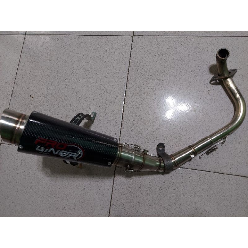 knalpot proliner ngebass, untuk motor bebek dan matic