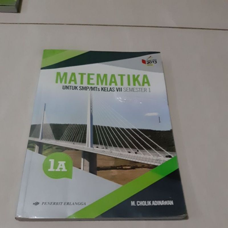 

Matematika SMP Kelas VII jilid 1A. Kelas 7