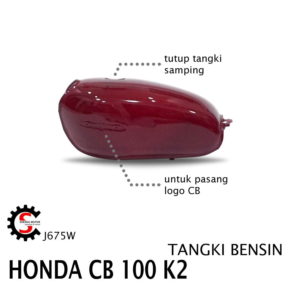 Tangki Bensin Tengki Motor Honda Cb 100 K2 Tangki Bensin Tengki Motor Honda Cb 100 K2