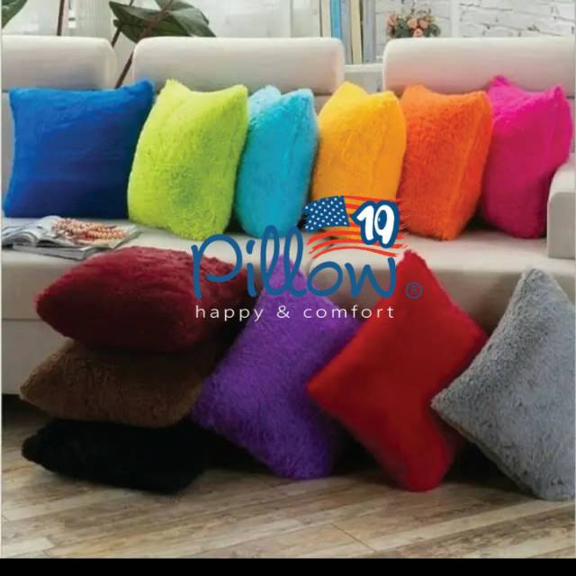 Bantal bulu rasfur/bantal sofa/bantal rasfur/bantal