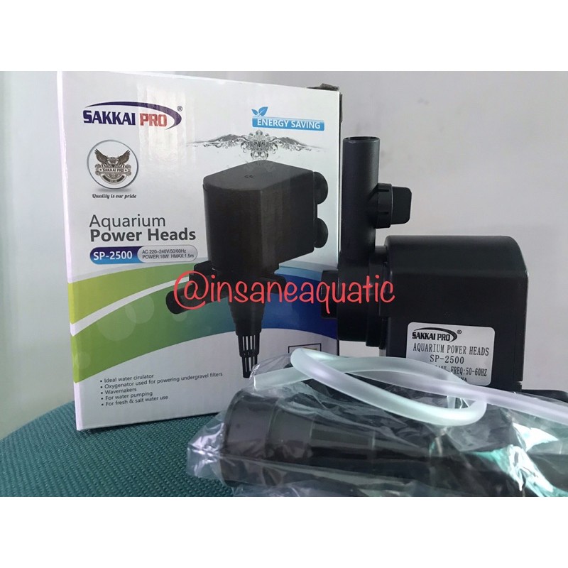 mesin pompa aquarium power head SAKKAI PRO SP-2500