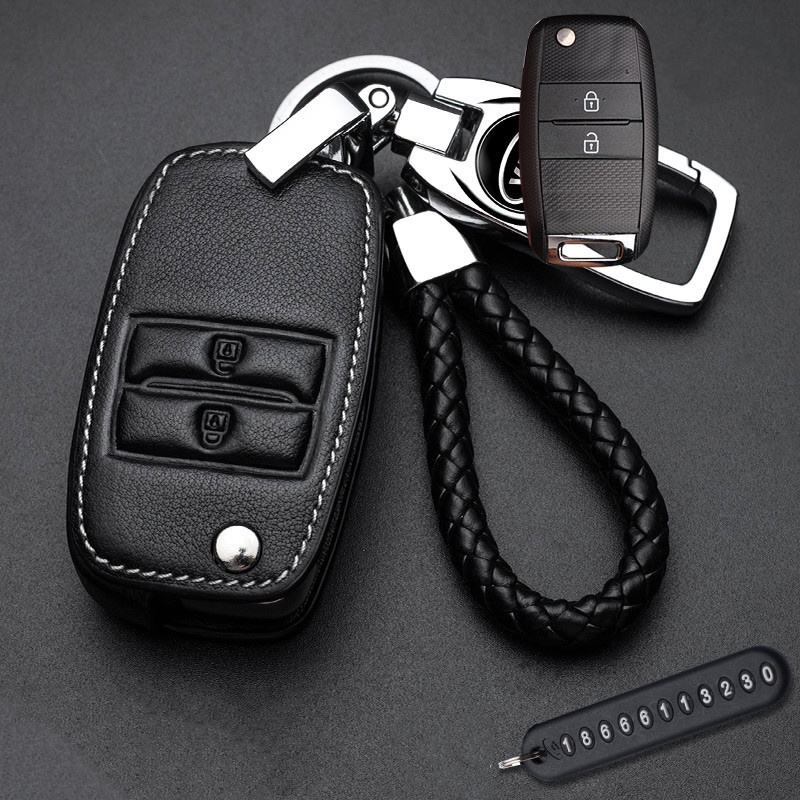 Car Kia K2 / K5 / Sportage R leather Key Case Cover