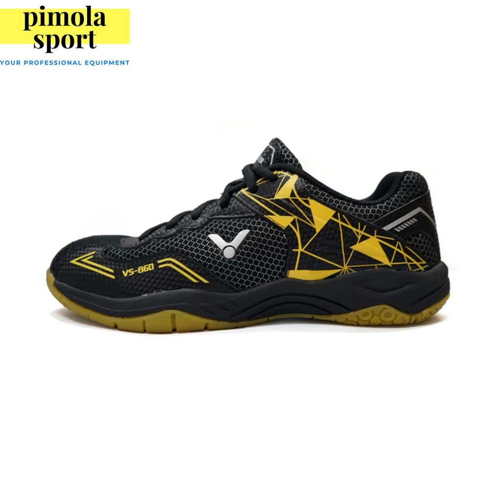 Sepatu Badminton VICTOR VS-860 CE / VS860 CE / VS 860 CE Gold Yellow Black