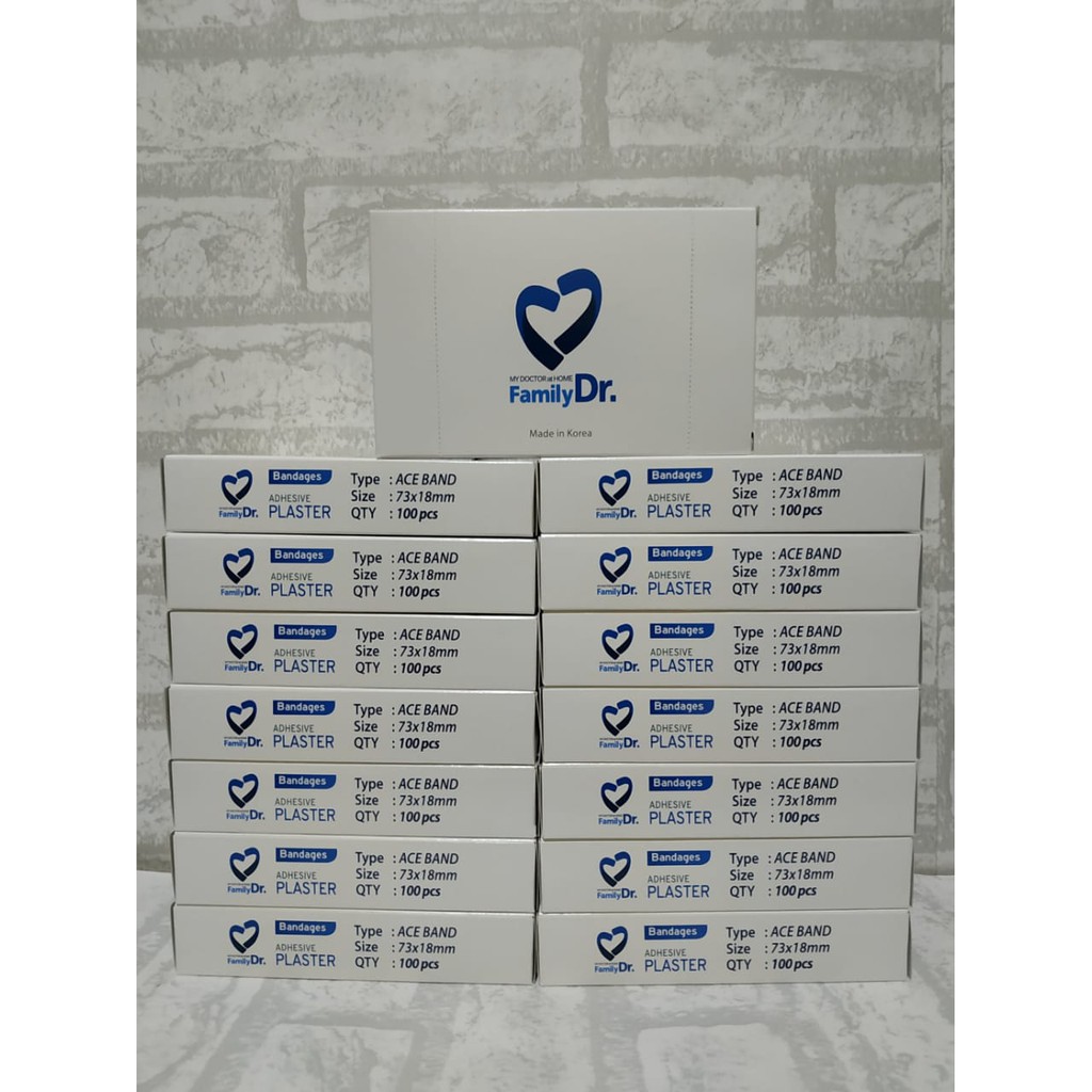 PLASTER LUKA / BOX PLESTER LUKA FAMILY DR / PLASTER LUKA TRANSPARAN BOX