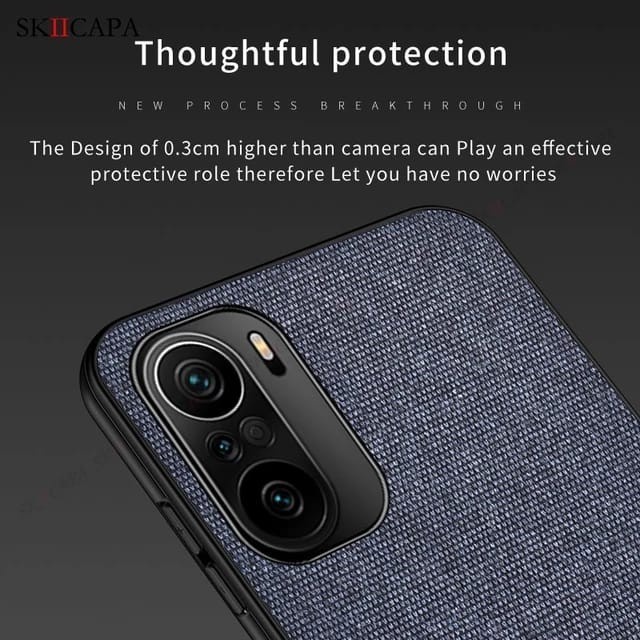 OPPO RENO 6 4G/5G COVER FABRIC DENIM CASE SOFTCASE SILIKON SOFT CASE - Hitam