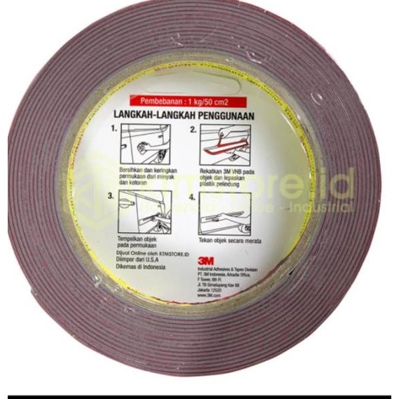 

[DISCOUNT FPQ64] 3M Double Tape VHB 12MM /24MM x 4.5MM Terlaku.