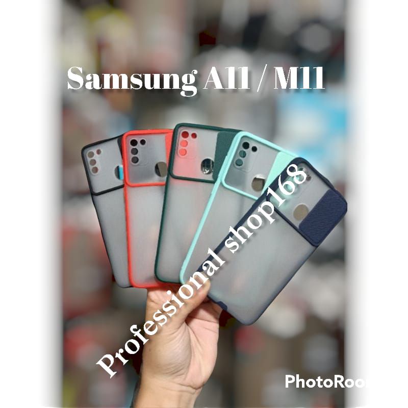 PS - SAMSUNG A11 / M11 CASE SLIDE CAMERA PROTECTOR SLIDING COVER PELINDUNG KAMERA SILIDING GESER BUM
