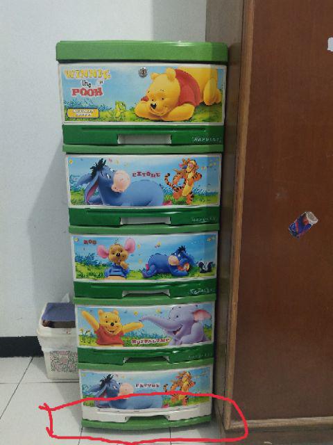 Promo Lemari  Pakaian Plastik Lemari Laci Susn 5 Lemari Karakter Anak Napolly