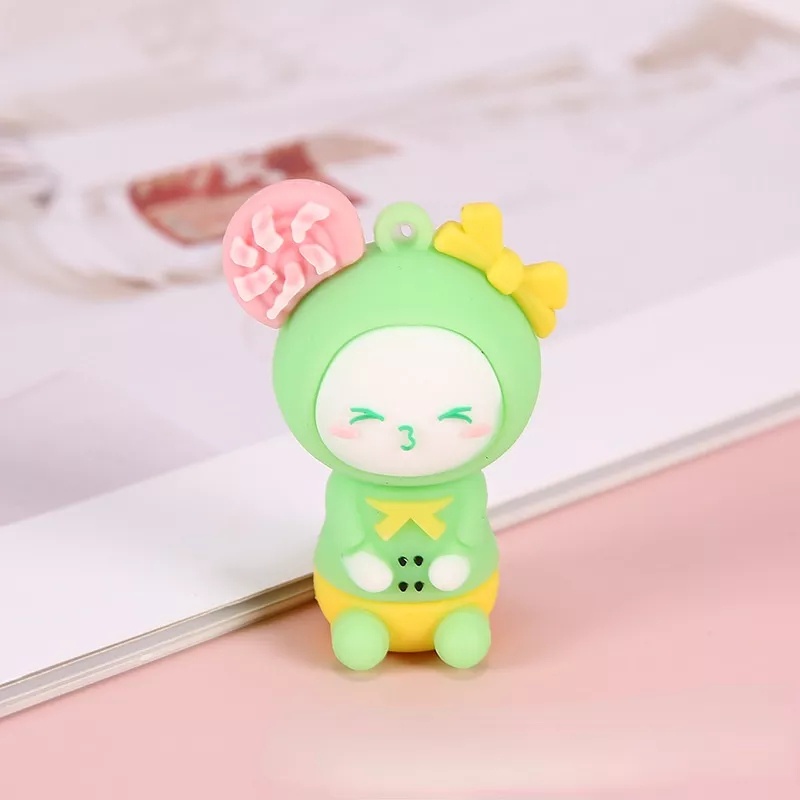GANTUNGAN KUNCI CAKE DOLL // Ganci Karakter Boneka Kue Unik Lucu | Gantungan tas | Bag Charm | Souvenir Murah | Keychain | COD