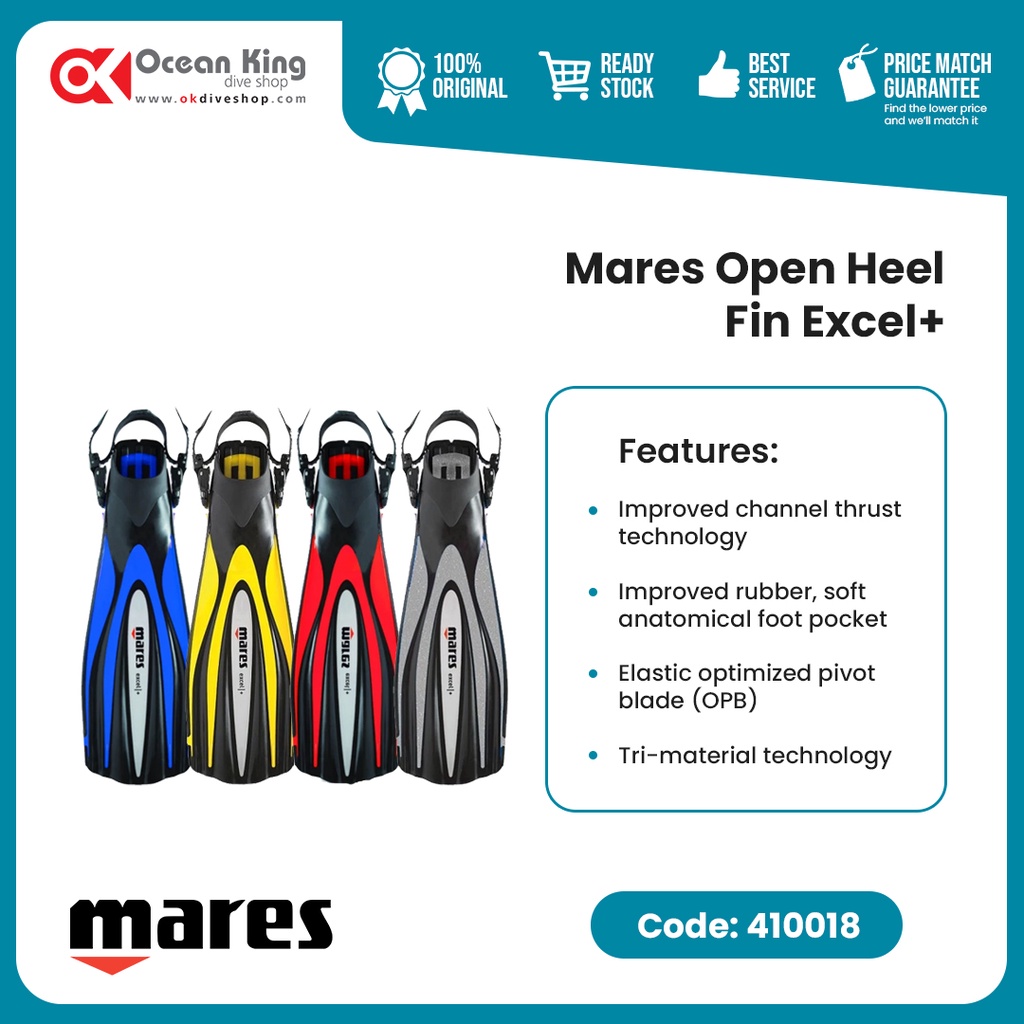 Fin Mares OH Excel Plus - Diving Fin