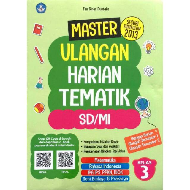 KELAS 3: MASTER ULANGAN HARIAN TEMATIK KELAS 3