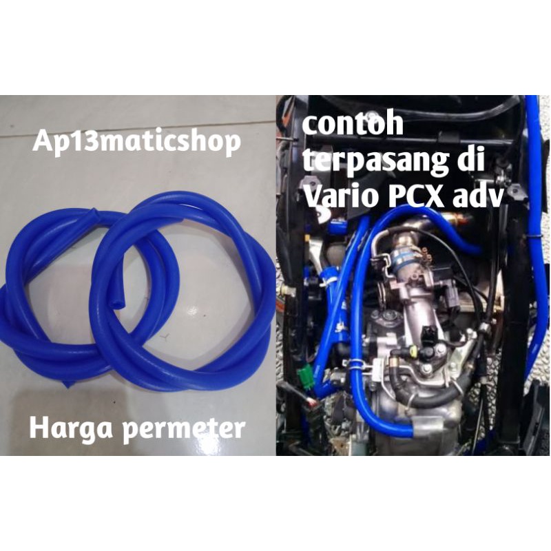 Selang Ais hawa tahan panas bahan silicone silikon Vario 125/150 PCX adv beat Scoopy Genio Mio dll