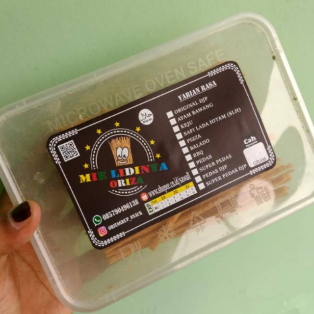 

Mie lidinya Oriza 100g besar/kecil