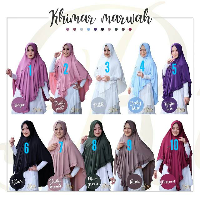 KHIMAR SYARI MARWAH by RITZ SYARI