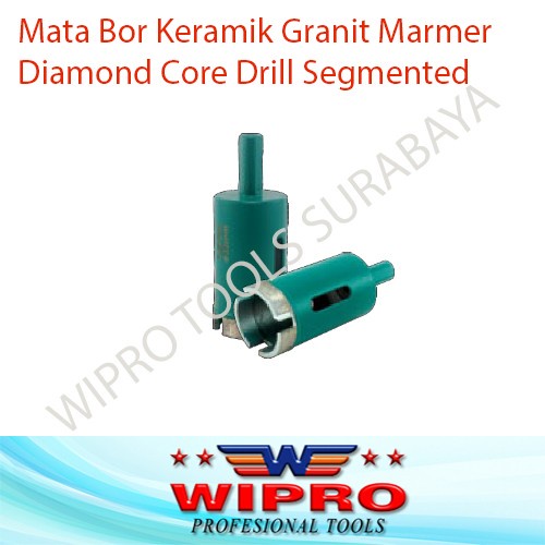 Mata Bor Keramik Granit Marmer Diamond Core Drill Segmented 6mm WIPRO