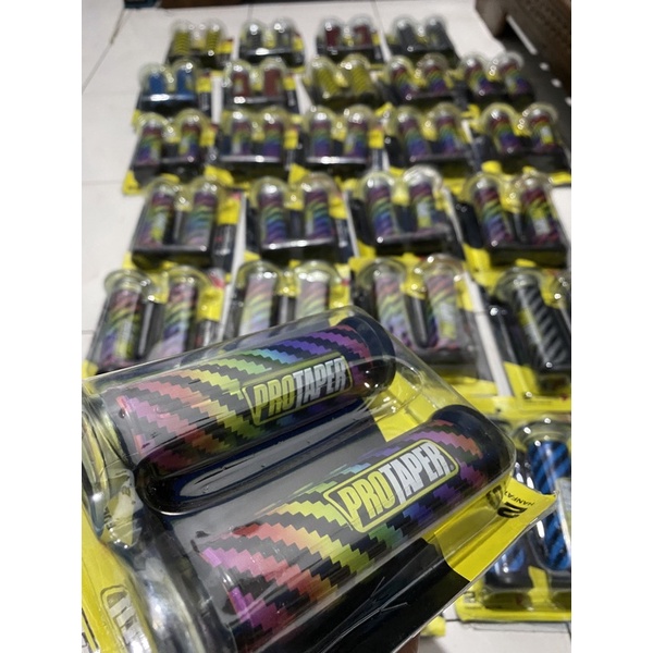 Handgrip Handfat Carbon Pelangi universal beat vario supra mio vega jupiter dll