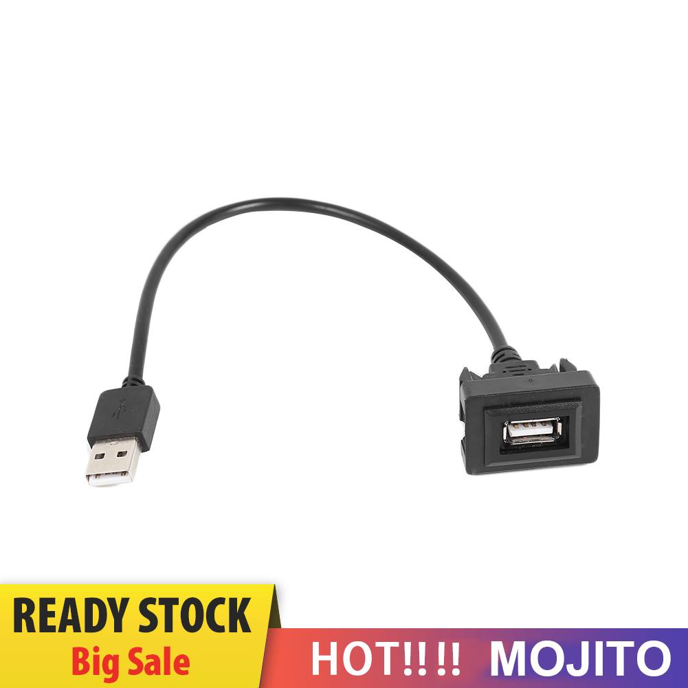 Kabel Adapter Extension Usb Port Panel Mount Dashboard Mobil Untuk Toyota Vios