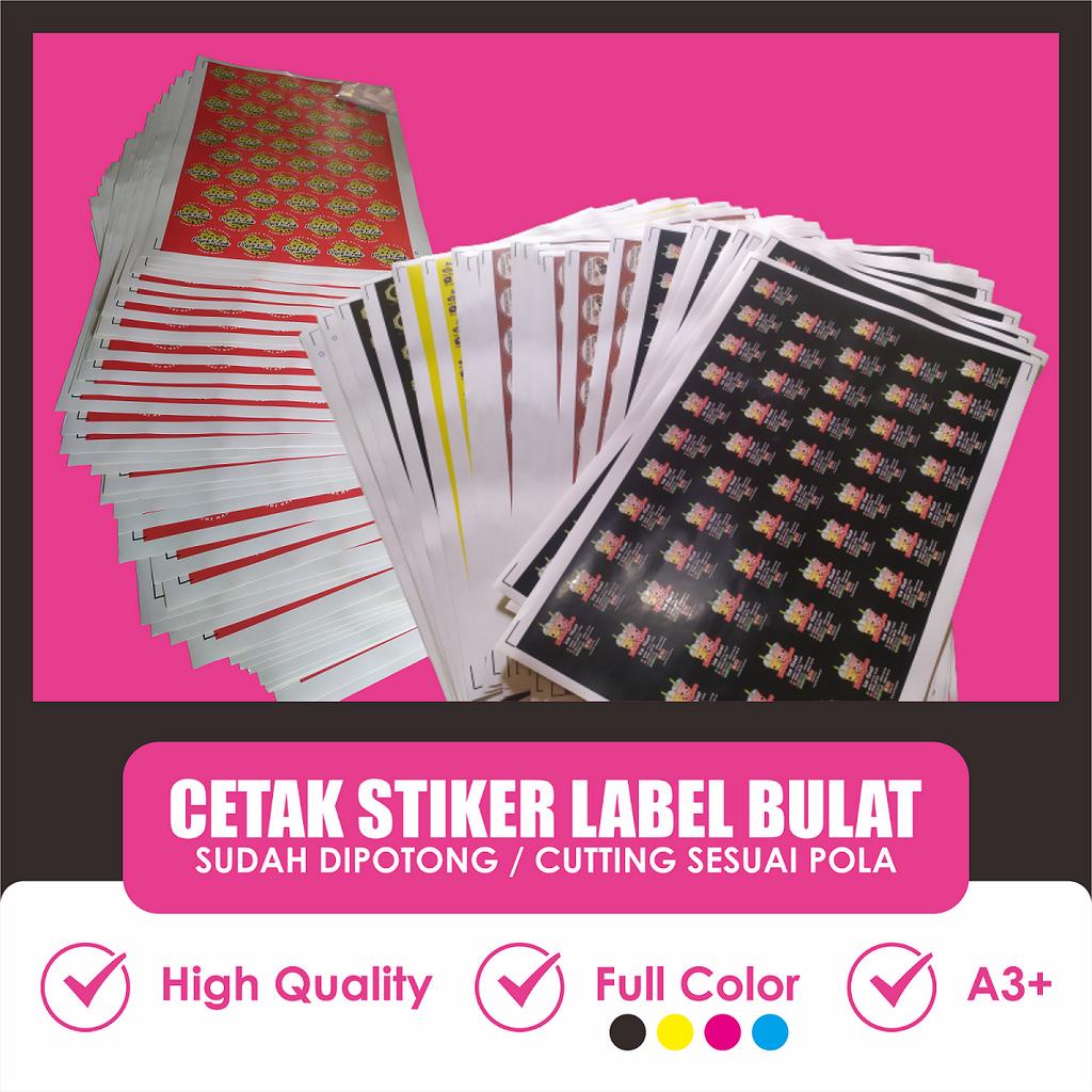 

cetak stiker label makanan dan minuman a3+ free desain desain custom