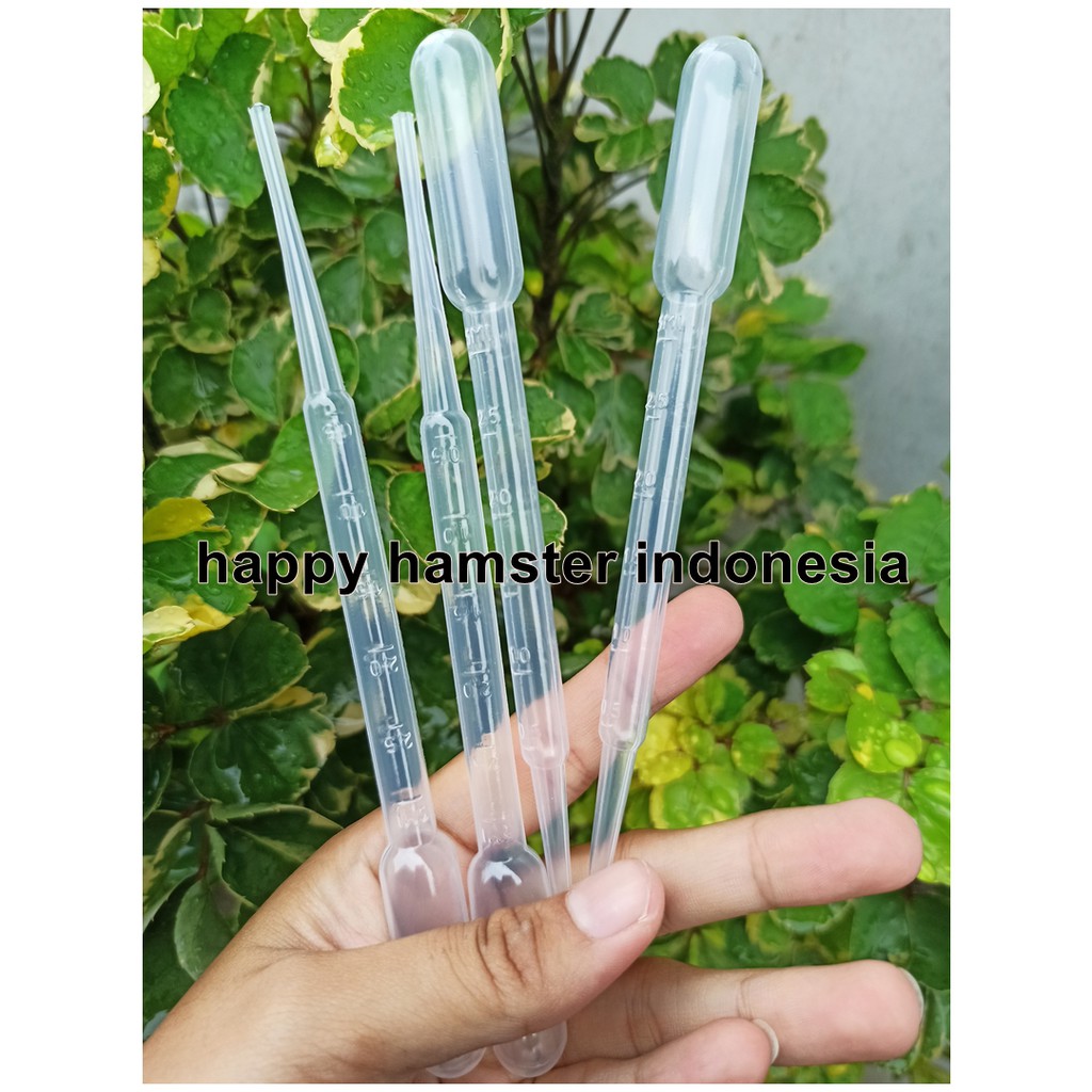 PIPET PLASTIK 3ML | PIPET LOLOH SUSU MAKANAN HEWAN | PIPET 3ML UNTUK HEWAN KUCING ANJING BURUNG HAMS