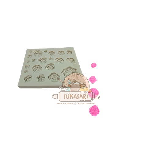 

Silicone mould flower rose no (19) (cetakan bunga mawar)