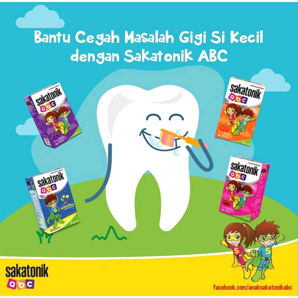 Sakatonik ABC Tablet Hisap Multivitamin Anak